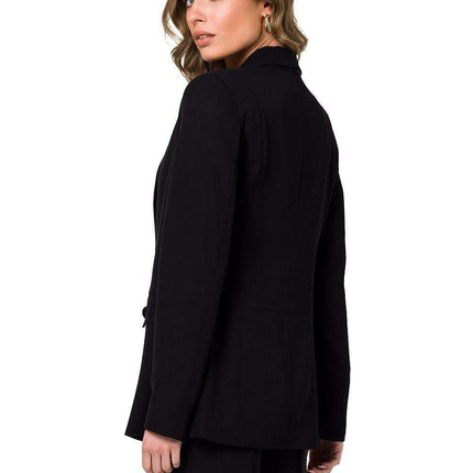 Shiny Lapel Pocket Blazer - Versatile Jacket Stylove - Très Elite