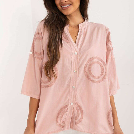 Shirt Model 198931 Elegant Casual Cotton Shirt For Women - Très Elite