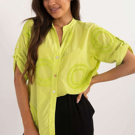 Shirt Model 198931 Elegant Casual Cotton Shirt For Women - Très Elite