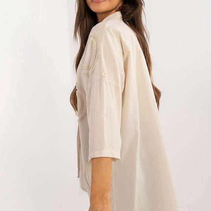 Shirt Model 198931 Elegant Casual Cotton Shirt For Women - Très Elite