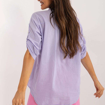 Shirt Model 198931 Elegant Casual Cotton Shirt For Women - Très Elite