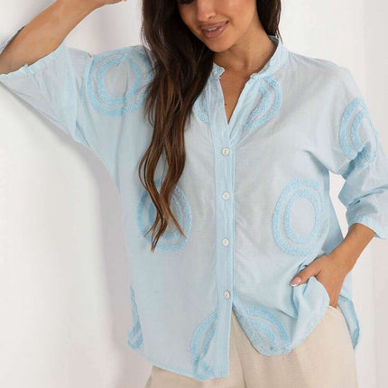Shirt Model 198931 Elegant Casual Cotton Shirt For Women - Très Elite