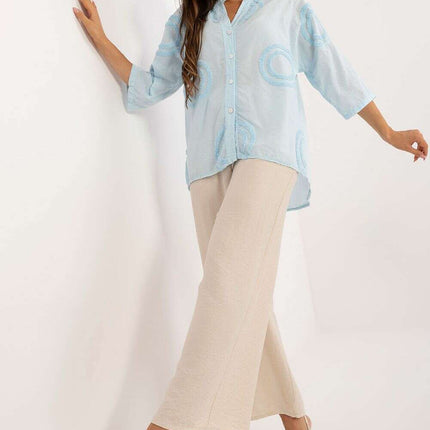 Shirt Model 198931 Elegant Casual Cotton Shirt For Women - Très Elite
