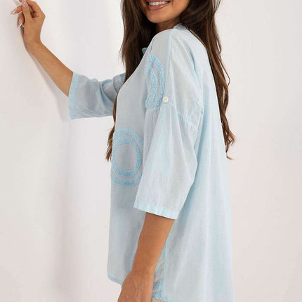 Shirt Model 198931 Elegant Casual Cotton Shirt For Women - Très Elite
