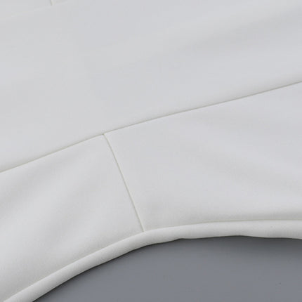 Short Sleeve Square Neck Vest A-Line Dress - Très Elite