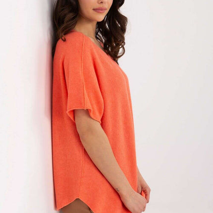 Short Sleeve Sweater Model 209981 Versatile Wardrobe - Très Elite