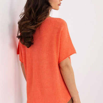 Short Sleeve Sweater Model 209981 Versatile Wardrobe - Très Elite