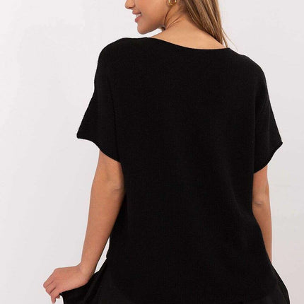 Short Sleeve Sweater Model 209981 Versatile Wardrobe - Très Elite