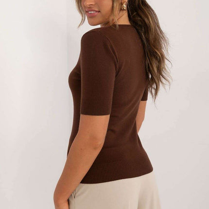 Short sleeve sweater model 199182 - Très Elite