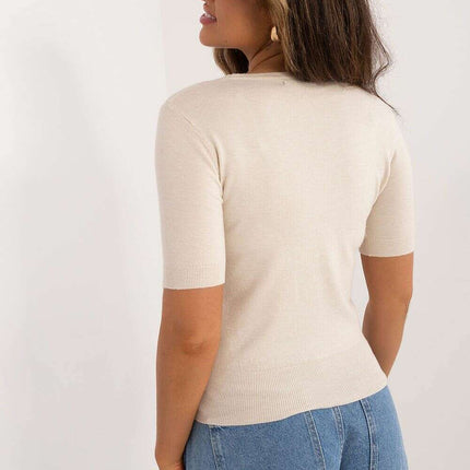 Short sleeve sweater model 199191 - Très Elite