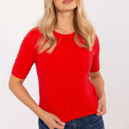 Short sleeve sweater model 216758
