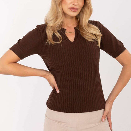 Short sleeve sweater model 216774