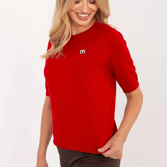 Short sleeve sweater model 216858