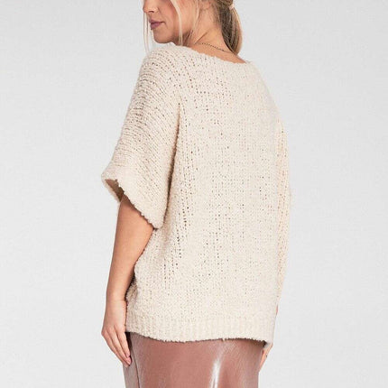 Short sleeve sweater model 217070 - Très Elite