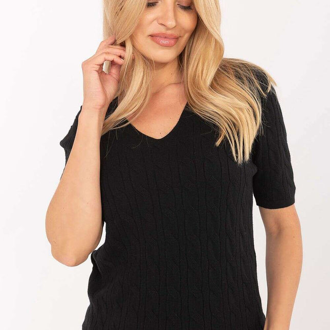 Short sleeve sweater model 217334