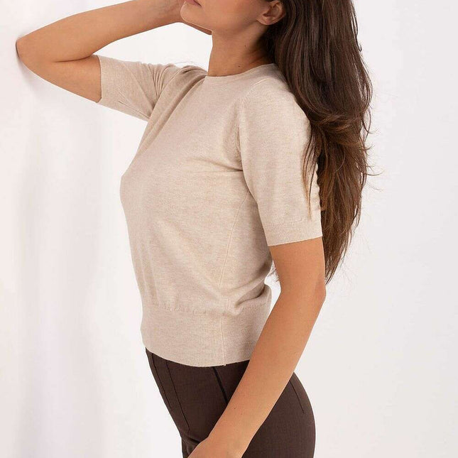 Short sleeve sweater model 217628