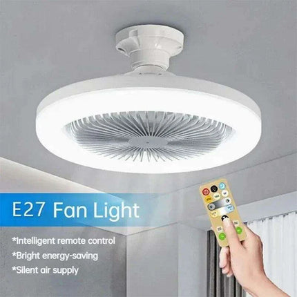 Silent 3-in-1 Ceiling Fan Light with Remote Control for a Tranquil Home Environment - Très Elite