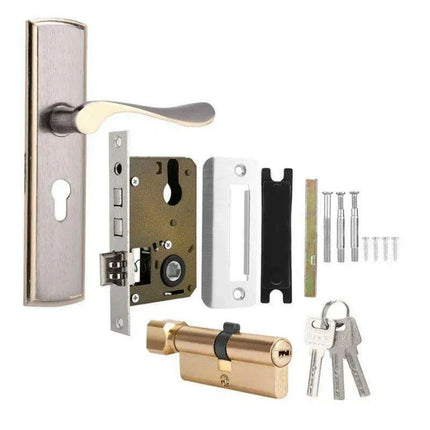 Silent Aluminum Smart Lock - Elegant Home Security Solution..