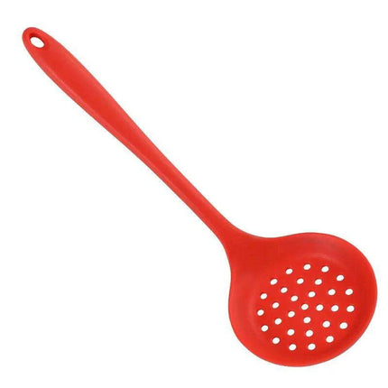 Silicone Kitchen Strainer with Long Handle - Heat Resistant Cooking Drainer - Très Elite