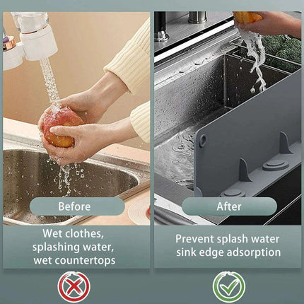 Silicone Sink Splash Shield: Essential Kitchen Tool for Effortless Cooking Clean-Up - Très Elite