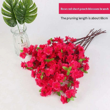 Silk Cherry Blossom Stems - 65CM & 125CM Faux Floral Arrangements for All-Season Home and Event Decor..