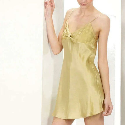 Silken Serenity: Elegant Silk Nightwear Set for Luxurious Sleep