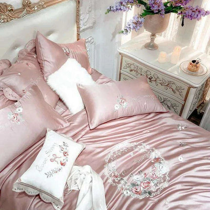 Silky Soft White Bamboo Lyocell 600TC Luxury Duvet Cover Set - Très Elite