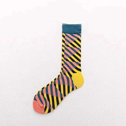 Colorful Tongue Graphic Skateboard Socks for Women - Stylish Fun Addition