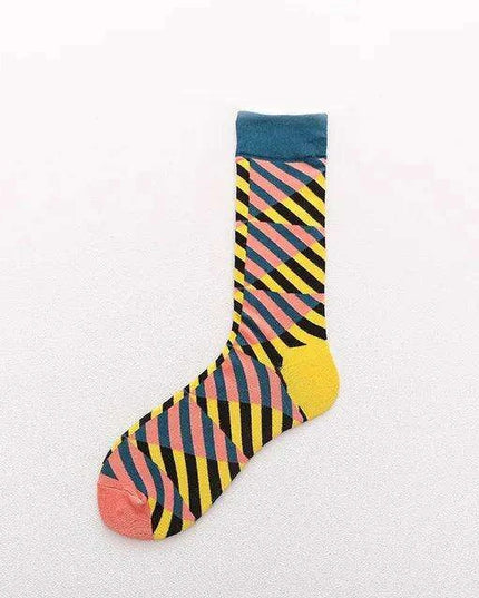 Colorful Tongue Graphic Skateboard Socks for Women - Stylish Fun Addition