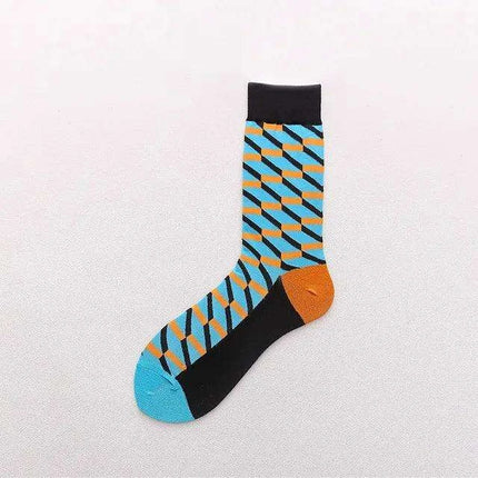 Colorful Tongue Graphic Skateboard Socks for Women - Stylish Fun Addition