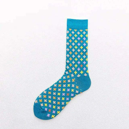 Colorful Tongue Graphic Skateboard Socks for Women - Stylish Fun Addition