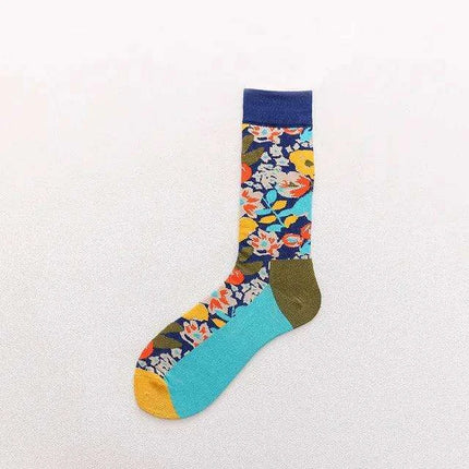 Colorful Tongue Graphic Skateboard Socks for Women - Stylish Fun Addition