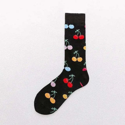 Colorful Tongue Graphic Skateboard Socks for Women - Stylish Fun Addition
