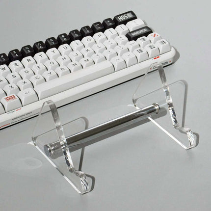 Sleek 3-Tier Clear Acrylic Keyboard Display Rack - Très Elite
