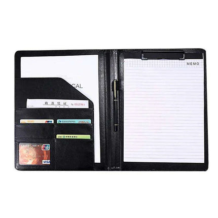 Sleek A4 Leather Business Portfolio Organizer for Professionals- Très Elite- Très Elite
