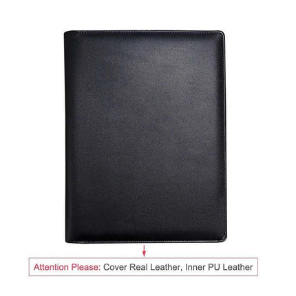 Sleek A4 Leather Business Portfolio Organizer for Professionals- Très Elite- Très Elite
