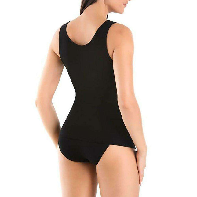 Sleek Black Bamboo Layering Undershirt for Trendsetting Women