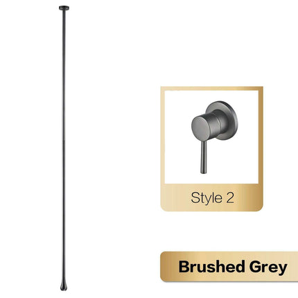 Sleek Black Brass Luxury Bathroom Faucet Set with Single Handle and Dual-Hole Versatility - Très Elite