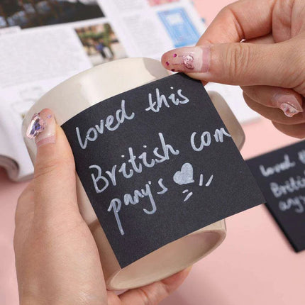 Sleek Black Sticky Note Collection - Perfect for Highlighting and More- Très Elite- Très Elite