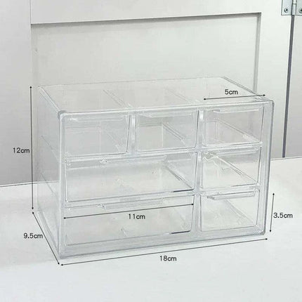 Sleek Clear Acrylic Desk Organizer for a Modern Workspace - Très Elite