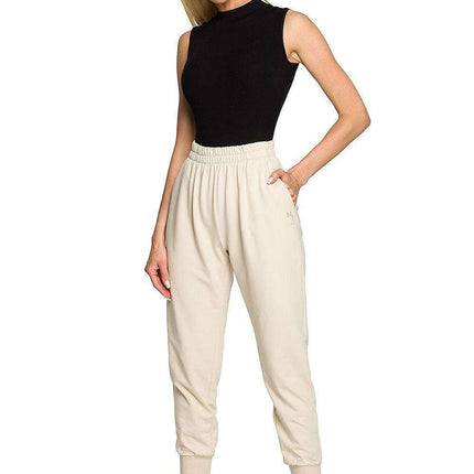 Sleek Cutout Embroidered Lounge Pants - Très Elite