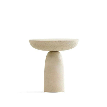 Sleek Grey Marble Nesting Coffee Table with Stylish Black Travertine Base for Contemporary Spaces - Très Elite