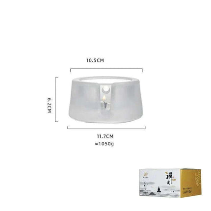 Sleek Japanese Ceramic Tea Warmer and Candle Holder for Luxurious Tea Service - Très Elite