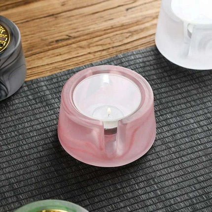 Sleek Japanese Ceramic Tea Warmer and Candle Holder for Luxurious Tea Service - Très Elite
