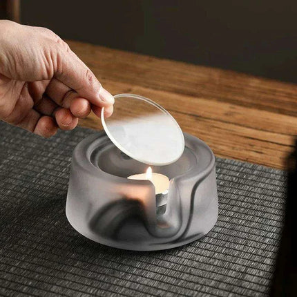 Sleek Japanese Ceramic Tea Warmer and Candle Holder for Luxurious Tea Service - Très Elite