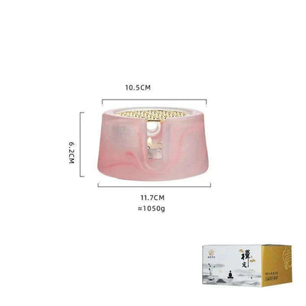 Sleek Japanese Ceramic Tea Warmer and Candle Holder for Luxurious Tea Service - Très Elite