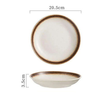Sleek Japanese-Style Deep Ceramic Serving Bowls for Soups, Salads, and Rice Dishes..