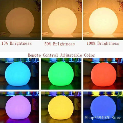 Sleek LED Orb Floor Lamp for Cozy Modern Home Lighting..