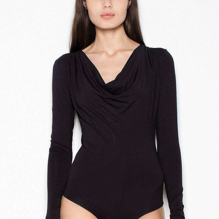 Sleek Long-Sleeve Curves Bodysuit – Sculpting Elegance & Comfort - Très Elite
