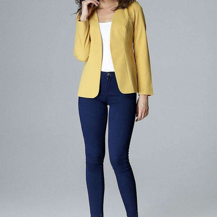 Sleek Long-Sleeve Jacket for Effortless Elegance - Très Elite